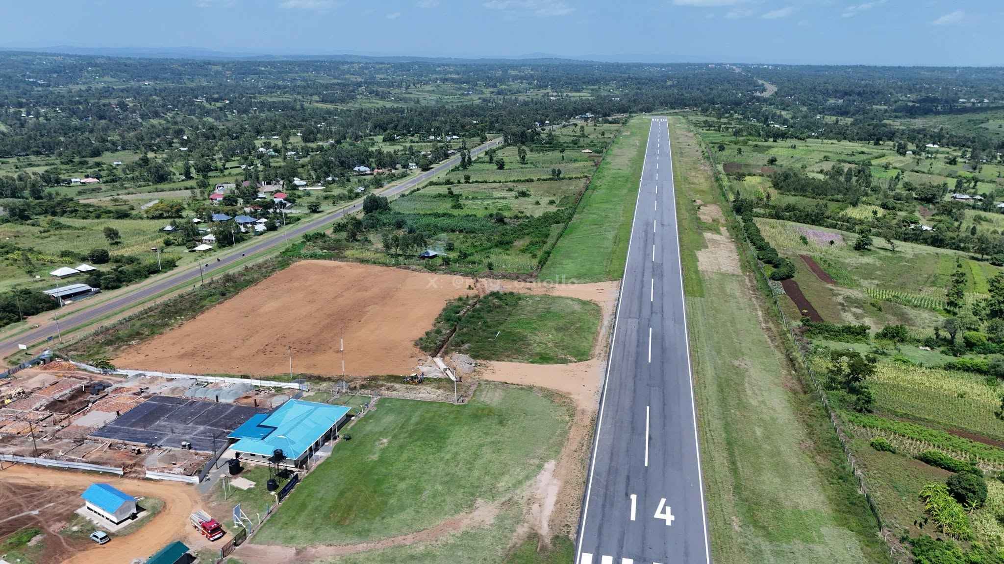 File image of Kabunde Airstrip in Homa Bay County.